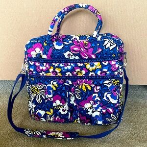 Never used, Vera Bradley Grand Traveler African Violet